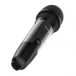 HOCO ensemble karaoke : enceinte sans fil + microphone sans fil Warm Sound BS41 noir (+ BT, TF, USB, AUX)