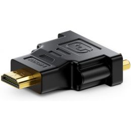 Adaptateur DVI-I Femelle 24+5 - HDMI Mâle Adaptateur Vidéo Universel 